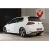 VW Golf MK7 R (5G) 2013- Valved / Cat Back Exhaust (Valved / Non-Resonated)