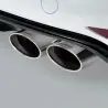 VW Golf MK7 R (5G) 2013- Valved / Cat Back Exhaust (Valved / Non-Resonated)