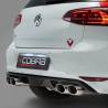 VW Golf MK7 R (5G) 2013- Valved / Cat Back Exhaust (Valved / Resonated)