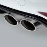 VW Golf MK7 R (5G) 2013- Valved / Cat Back Exhaust (Valved / Resonated)