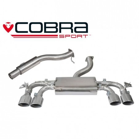 VW Golf MK7 R (5G) 2013- Valved / Cat Back Exhaust (Valved / Resonated)