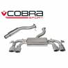VW Golf MK7 R (5G) 2013- Valved / Cat Back Exhaust (Valved / Resonated)