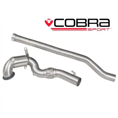 VW Golf MK7 R (5G) 2013- Non-Valved / Front Pipe / Sports Catalyst