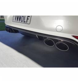 VW Golf MK7 R (5G) 2013- Non-Valved / Cat Back Exhaust (Resonated / Non-Valved)