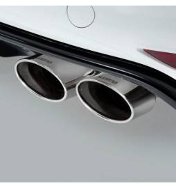 VW Golf MK7 R (5G) 2013- Non-Valved / Cat Back Exhaust (Resonated / Non-Valved)