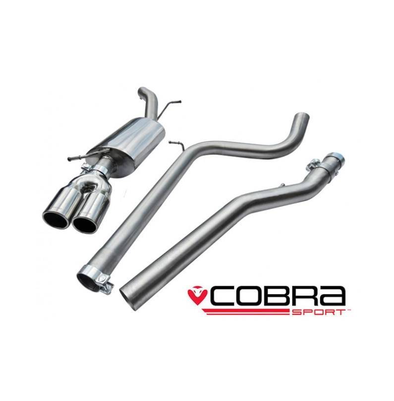 VW Polo GTI 1.4 TSI (2010-) / Cat Back Exhaust (Non-Resonated)