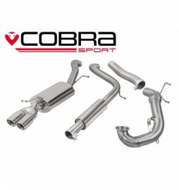VW Polo GTI 1.8 TSI (2015-) / Turbo Back Exhaust (with De-Cat & Resonater)