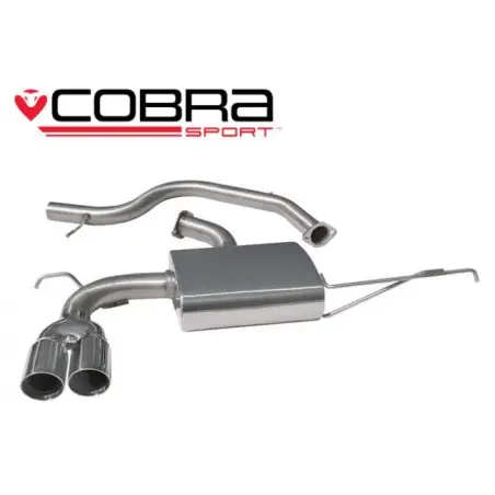 VW Scirocco GT 2.0 TDI 2008-13 / Cat Back Exhaust