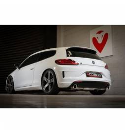 VW Scirocco R 2009-16 / Cat Back Exhaust (Non-Resonated)