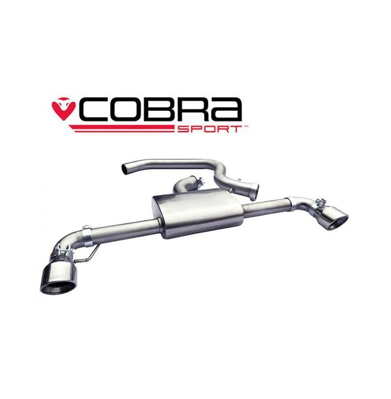 VW Scirocco R 2009-16 / Cat Back Exhaust (Non-Resonated)