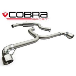 Escape cat-back Venom (sin silenciador trasero) Cobra Sport Volkswagen Scirocco R 2.0L TSI (2009-2018)