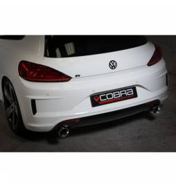 VW Scirocco R 2009-16 / Cat Back Exhaust (Resonated)