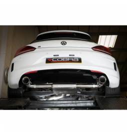 VW Scirocco R 2009-16 / Cat Back Exhaust (Resonated)