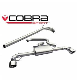 VW Scirocco R 2009-16 / Turbo Back Exhaust (With De-Cat & Non-Resonated)