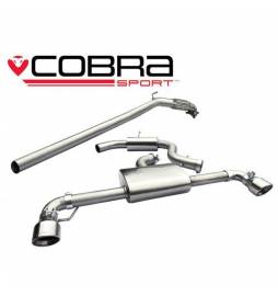 VW Scirocco R 2009-16 / Turbo Back Exhaust (With De-Cat & Resonated)