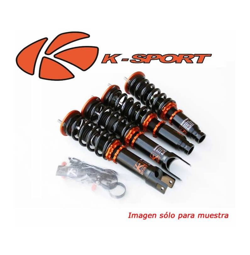 Seat León 3 5F suspensiones Motorsport con roscadas traseras K-Sport Circuit & Rallye Spec.