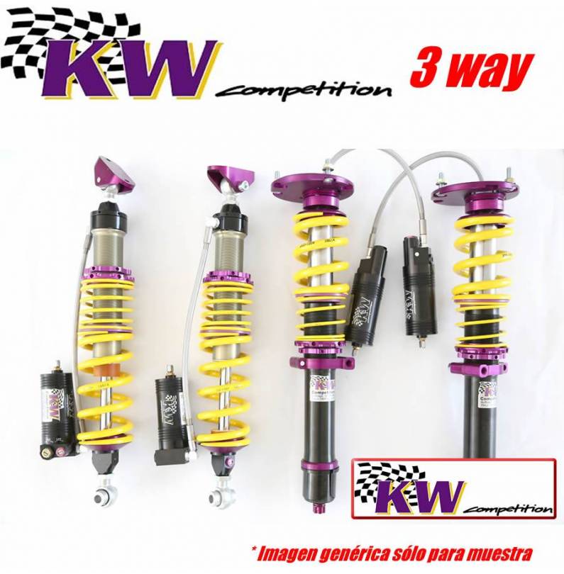 Mitsubishi Lancer EVO 7-8-9 Suspensiones de competición KW Competition 3 way (Circuit Spec.)