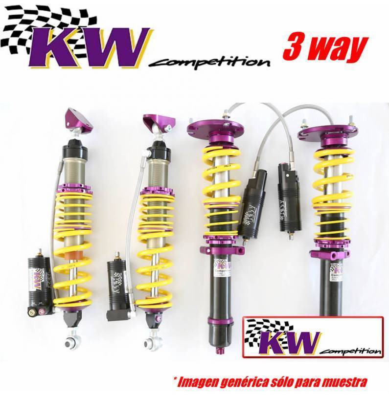 VW Golf 5, 6 & Scirocco type 1K Suspensiones de competición KW Competition 3 way (Rallye Spec.)