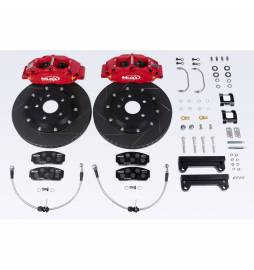 Audi A4 B8 08-15 todos max. 200 KW Kit de frenada eje delantero VMaxx 330 mm completo con pinzas forjadas