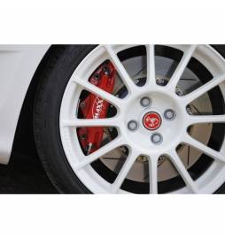 VW Golf 2 (Only 4 bolt & rear OEM disc brakes) Kit de frenada eje delantero VMaxx 330 mm completo con pinzas forjadas