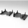 Set de 2 fijaciones de asiento BMW E36 fijas (piloto y copiloto)