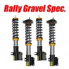 Suspensiones Gravel Rally Spec Toyota Celica ST185 GT4, Rallys de tierra y nieve