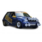 Renault Super 5 GT Turbo, Suspensiones, frenos y chásis Sport. High Performance