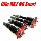 Suspensions Renault Clio MK2 no Sport. Suspensions Street, Sport, Track, Drift, Drag, Circuit, Rally, competition