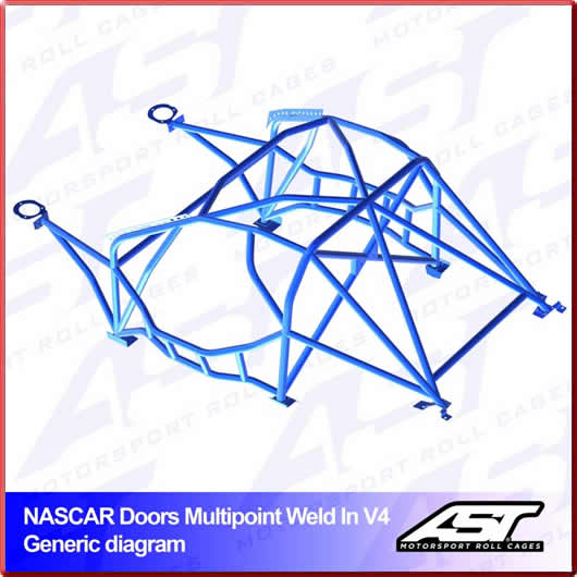 AST ROLL CAGE NASCAR DOORS MULTIPOINT