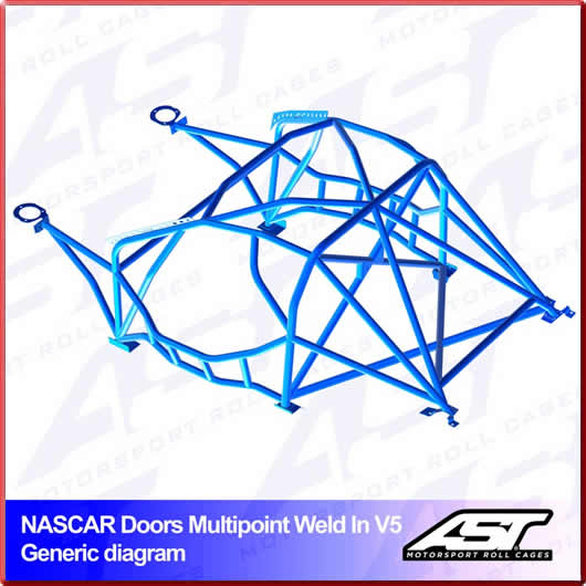 AST ROLL CAGE NASCAR DOORS MULTIPOINT