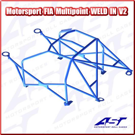 AST ROLL CAGE MOTORSPORT FIA MULTIPOINT WELD IN V2