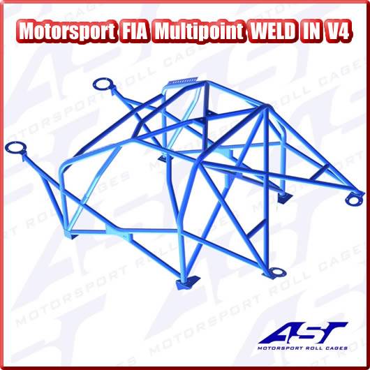 AST ROLL CAGE MOTORSPORT FIA MULTIPOINT WELD IN V4