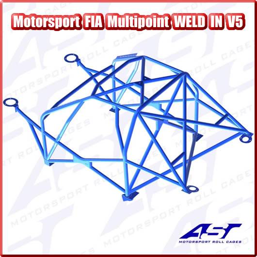 AST ROLL CAGE MOTORSPORT FIA MULTIPOINT WELD IN V5