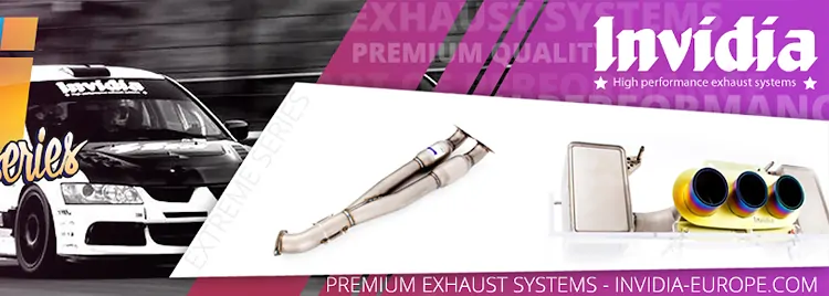 Sistema escape trasero Invidia Mitsubishi Lancer EVO X 08/- Cat-back exhaust Q300tl (ECE/ABE approved)