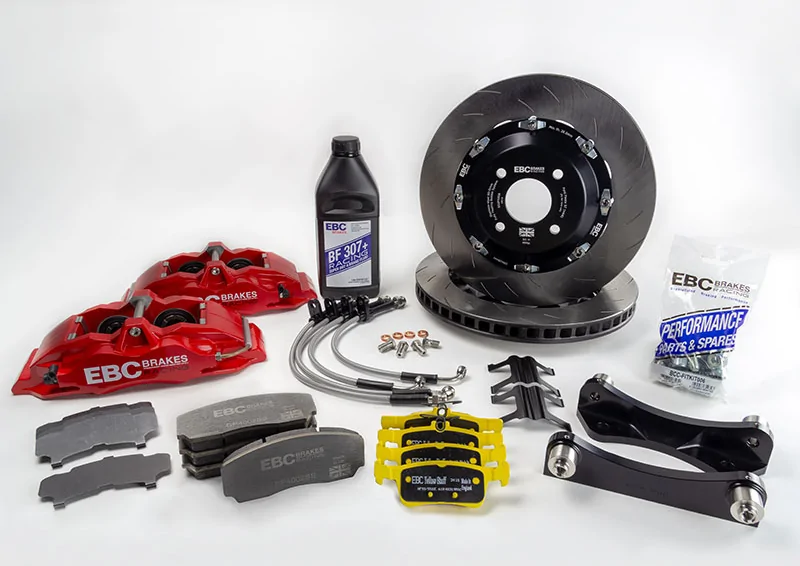 Audi S1 8X EBC Big Brake Kit con pinzas forjadas con discos de 330mm eje delantero