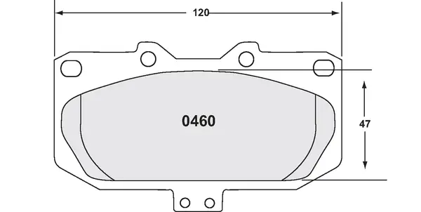 Pastillas de freno PFC 11 de competición eje delantero para Subaru Impreza GC/GF (1992-2000)