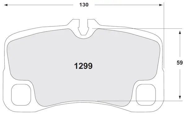 Pastillas de freno PFC 332 de competición eje trasero para Porsche 911 997 GT3