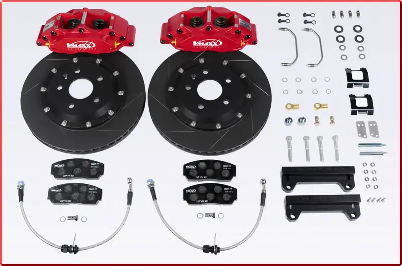 Kit de freno VMaxx eje delantero 330 mm (pinzas 4 pistones) para Renault Mégane III (2008-2016)