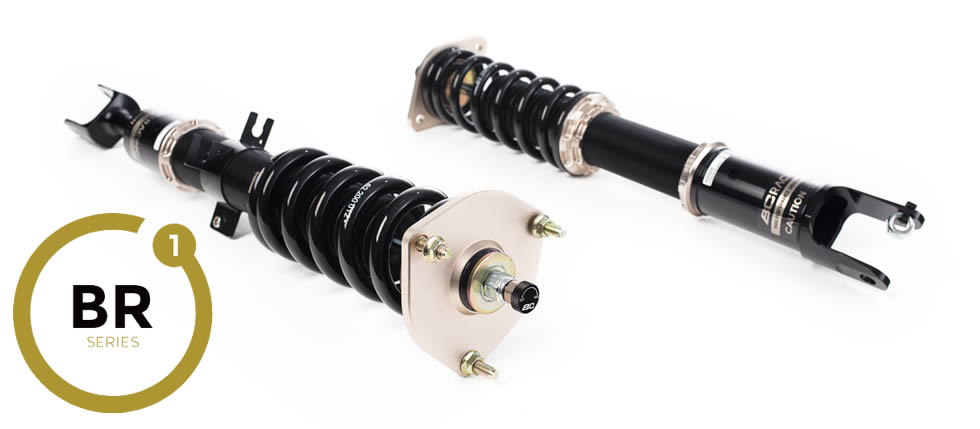 BC Racing Serie BR. Suspensiones BC Racing coilovers de cuerpo roscado serie BR