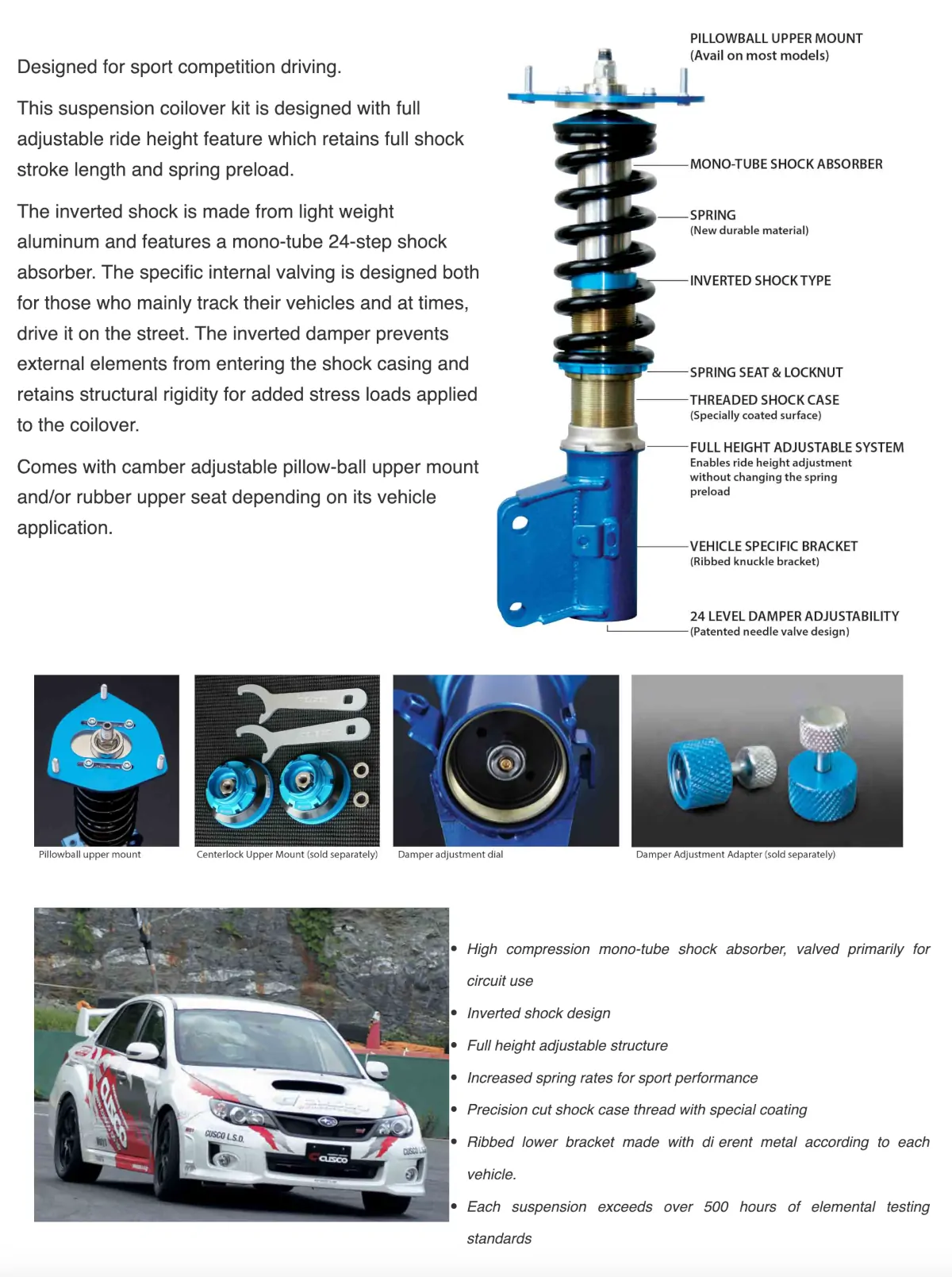 CUSCO SPORT ZERO 3S
