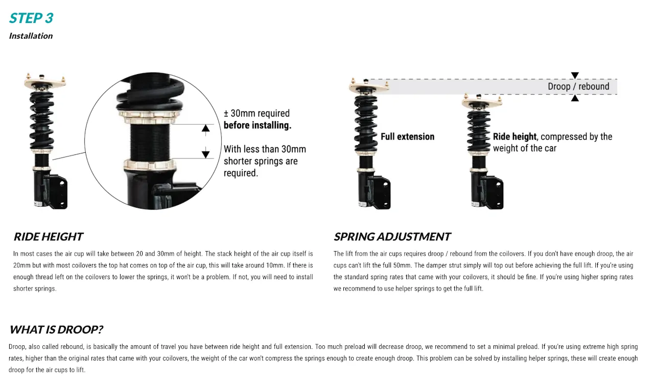 SUSPENSION NEUMATICA STANCEPARTS