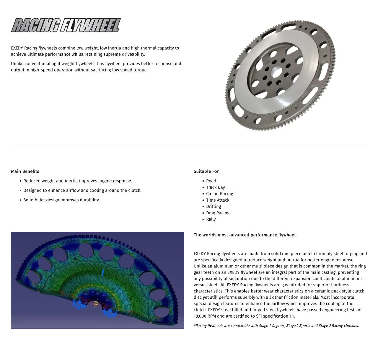 Exedy Volante racing